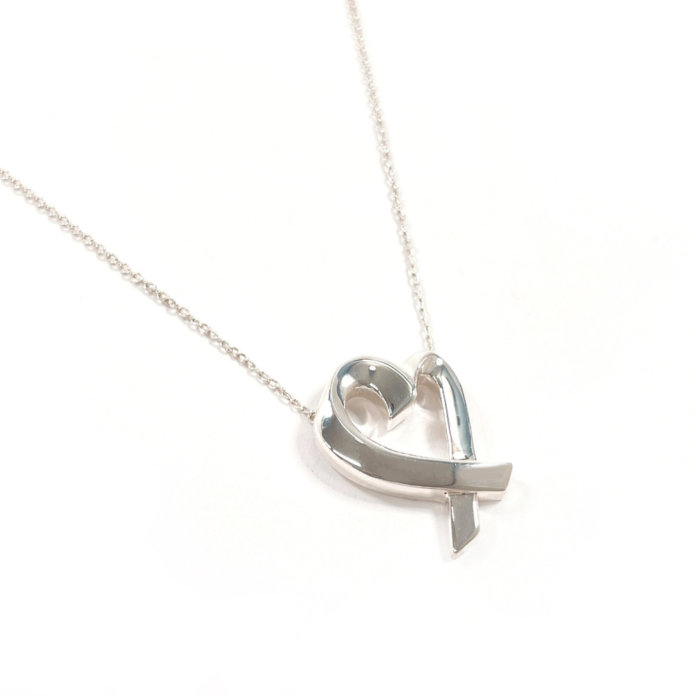TIFFANY&Co. Tiffany Loving Heart Paloma Picasso Necklace, Sterling Silver 925...
